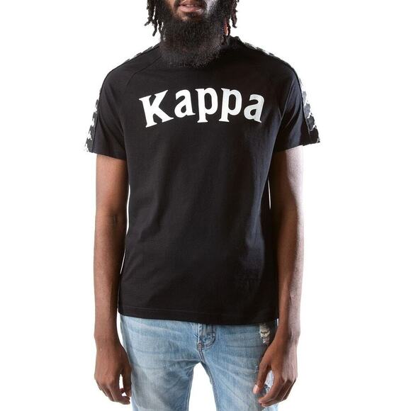 Kappa Men's Black 222 Banda Balima Short Sleeves T-shirt Size XXL - Picture 1 of 7